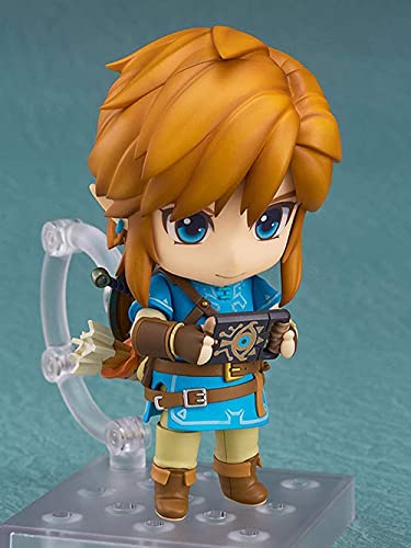 Anime The Legend of Zelda: Breath of the Wild Link Edición de lujo Edición Q Nendoroid Figura Decoración Colección Juguete Regalo Estatua de recuerdo 10cm