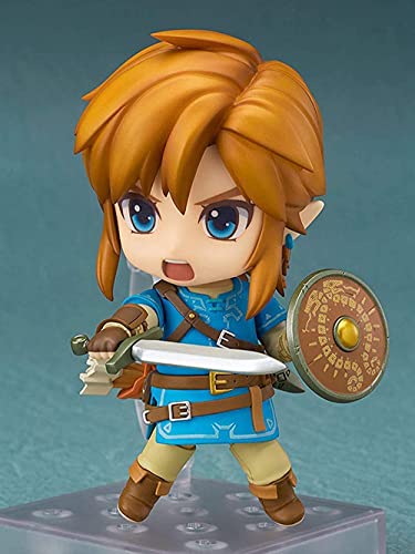 Anime The Legend of Zelda: Breath of the Wild Link Edición de lujo Edición Q Nendoroid Figura Decoración Colección Juguete Regalo Estatua de recuerdo 10cm