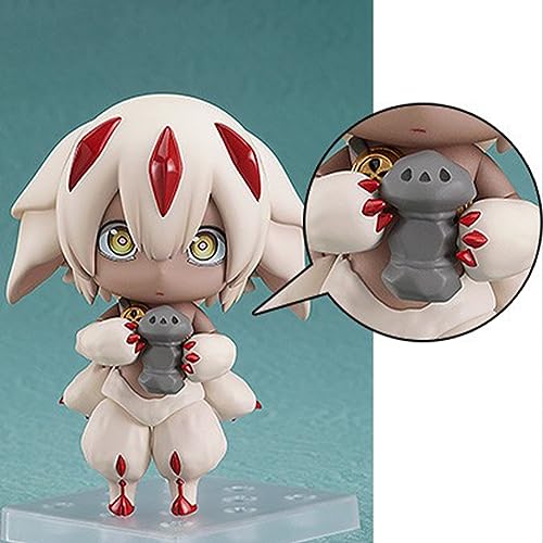 Anjinguang Figura de acción Made in Abyss Faaputa/Pulshuka/Pulshuka Figura de acción Anime Q Versión Figurita Piezas intercambiables Estatua de PVC Modelo Colección Adornos Regalo