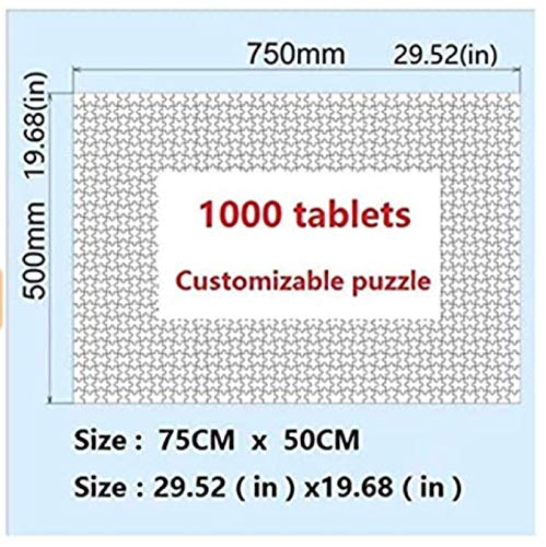 ANSNOW 1000 Piezas Rompecabezas Rompecabezas Mantequilla de Maní Halcón Póster de Películas Adultos Niños Juguete de Madera Juego Educativo