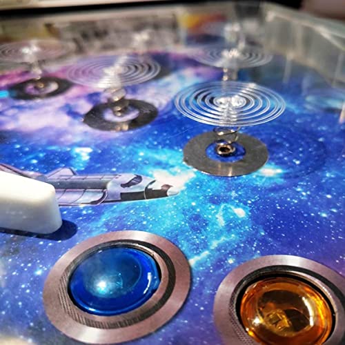 ANSNOW Máquina de Pinball Electrónica Juego de Arcade de Mesa Máquina de Pinball Portátil con Música Ligera Y Marcador Led, Actividades Familiares para Padres E Hijos, para Fiesta de Cumpleaños Navi