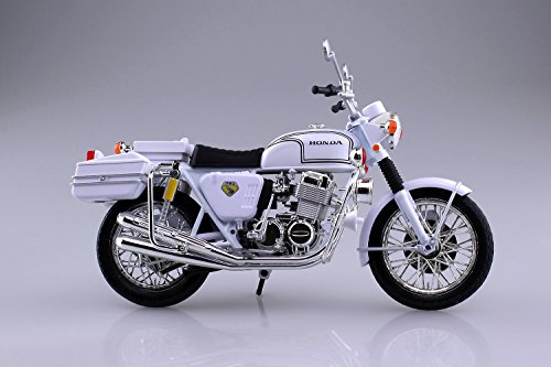 Aoshima Skynet 104651 Honda CB750FOUR (K0) Motocicleta de policía a Escala 1/12 Modelo Acabado