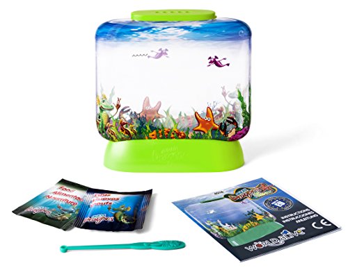 Aqua Dragons Amigos Marinos Juguete Educativo, Color Versión En Verde, Rosa + Dragón De Agua Mundo Submarino Juguete Educativo, Multicolor (World Alive W4004)