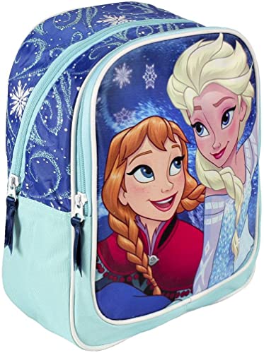 aquilone Mochila guardería Frozen Disney doble cremallera bolsa escuela 32 cm