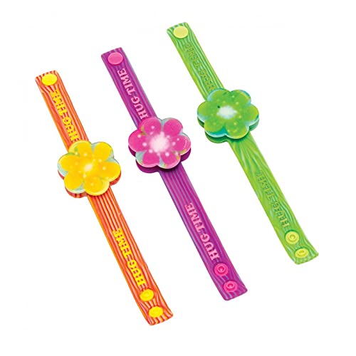 AQUILONE Pulsera con flor iluminada en 3 colores diferentes Trolls -Bambina