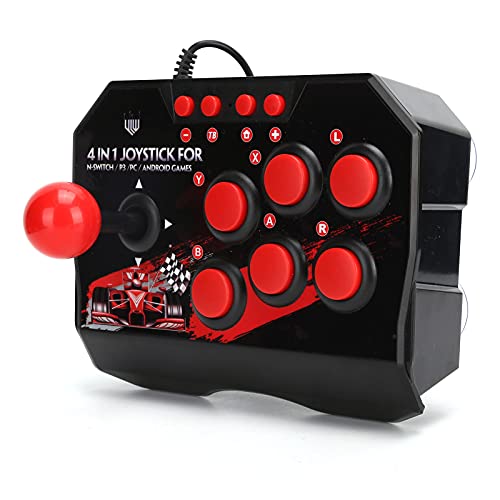 Arcade Fight Stick 4 en 1 Universal Retro Arcade Games Joystick Arcade Games Accesorios adecuados para Switch/PC/PS3 Juegos Andriod