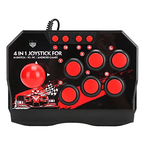 Arcade Fight Stick 4 en 1 Universal Retro Arcade Games Joystick Arcade Games Accesorios adecuados para Switch/PC/PS3 Juegos Andriod