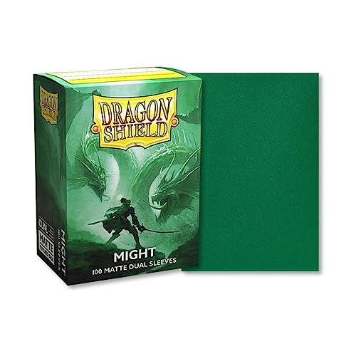 Arcane Tinmen Dragon Shield 15058 Dual Matte: Might 100 Count Standard Size Sleeves