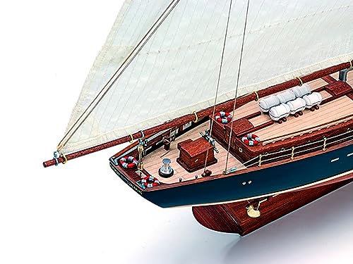 Artesanía Latina - Maqueta de Barco en Madera - Barco de Pesca y Regatas, Goleta Canadiense Bluenose II - Modelo 22453, Escala 1:75 - Maquetas para Montar - Nivel Medio