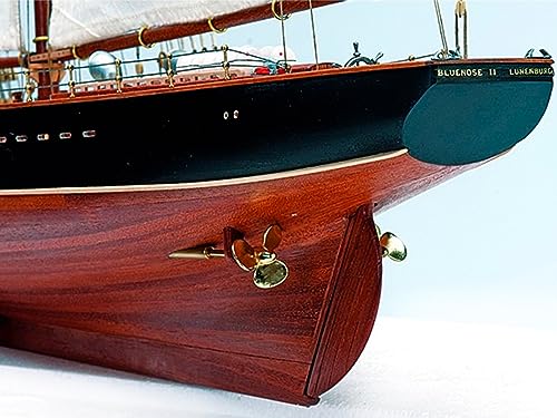 Artesanía Latina - Maqueta de Barco en Madera - Barco de Pesca y Regatas, Goleta Canadiense Bluenose II - Modelo 22453, Escala 1:75 - Maquetas para Montar - Nivel Medio