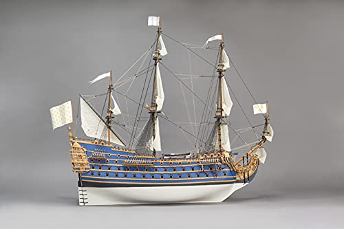 Artesanía Latina - Maqueta de Barco en Madera - Buque de Guerra Francés, Soleil Royal - Modelo 22904, Escala 1:72 - Maquetas para Montar - Nivel Experto