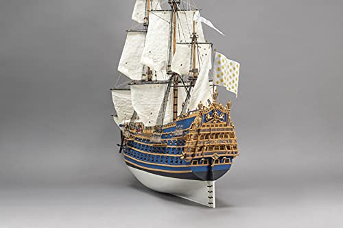 Artesanía Latina - Maqueta de Barco en Madera - Buque de Guerra Francés, Soleil Royal - Modelo 22904, Escala 1:72 - Maquetas para Montar - Nivel Experto