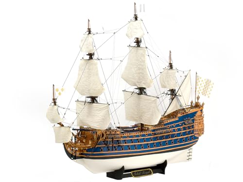 Artesanía Latina - Maqueta de Barco en Madera - Buque de Guerra Francés, Soleil Royal - Modelo 22904, Escala 1:72 - Maquetas para Montar - Nivel Experto