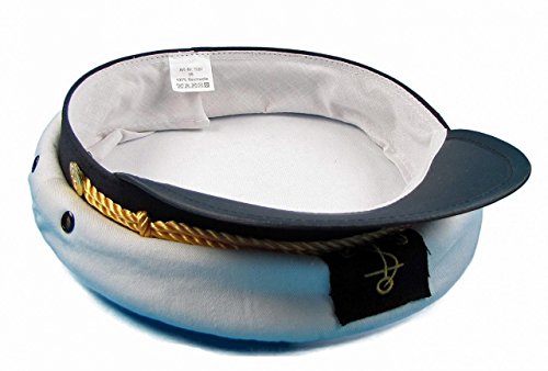 AS Bekleidungswerk GmbH, Gorra sombrero de Capitán de navío, Talla 53, 0305-X