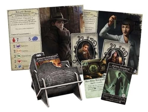 Asmodee - Arkham Horror El Juego de Mesa: En el Corazón de la Noche - Expansión de Juego de Mesa, Edición en Italiano