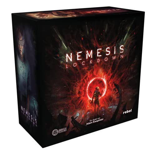 Asmodee Awaken Realms Nemesis: encierro, Juego Experto Dungeon Crawler, 1-5 Jugadores, Desde 14+ años, 60-180 Minutos, Idioma: Alemán