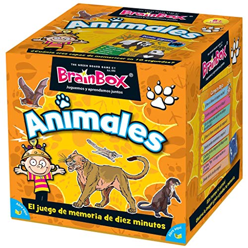 Asmodee Brainbox Imágenes Juego De Mesa En Español + Brainbox Animales Juego De Mesa En Español