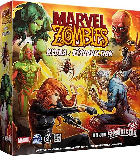 Asmodee Cmon Marvel Zombies - Extensión: Hydra Resurrection - Un Juego zombicida - Juegos de Mesa - Juegos de Figuras - Juegos cooperativos - A Partir de 14 años - Versión Francesa