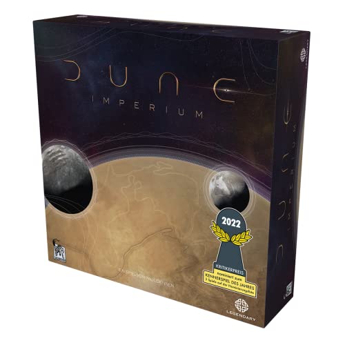 Asmodee | Dire Wolf Digital | Dune: Imperium | Juego básico | Nombrado para Conocer el año 2022 | Juego de Estrategia | 1-4 Jugadores | Desde 13+ años | 60-120 Minutos | Español