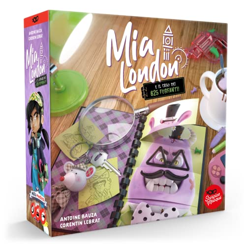 Asmodee - MIA London, Juego de Mesa para Toda la Familia, Desde 5 Años en adelante, Edición en Idioma Italiano