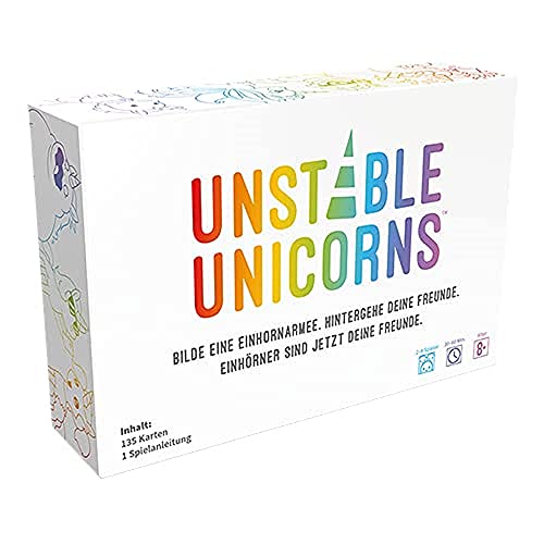 Asmodee Unstable Game Unicorns - Juego de Cartas (Contenido en alemán) (TTUD0001)