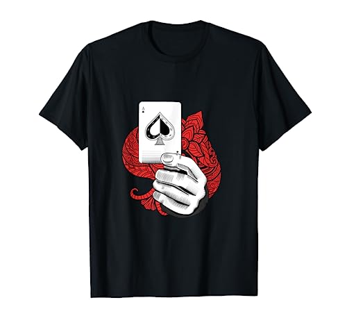 Ass Pik Poker Jugador de cartas Jugador de cartas Jugador de cartas Jugador Camiseta