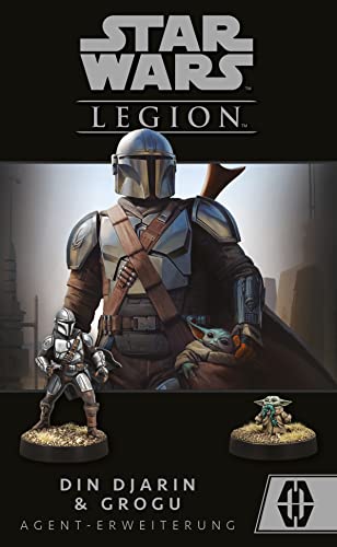 Atomic Mass Games Asmodee Star Wars: Legion – DIN Djarin & Grogu | Extensión del Agente | Tabletop | 2 Jugadores | A Partir de 14+ años | 120-180 Minutos | Español