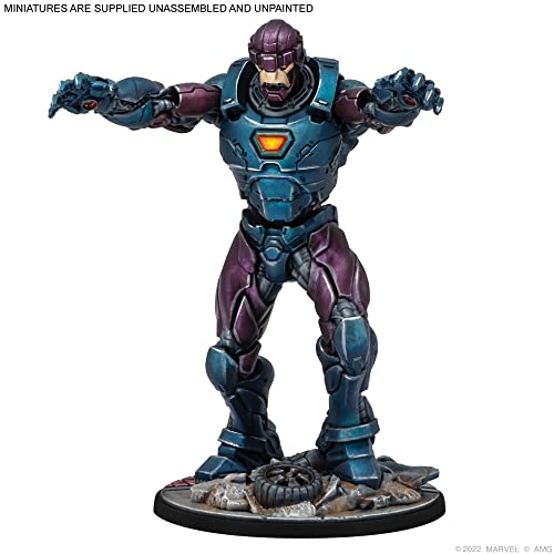 ATOMIC MASS GAMES Marvel Crisis Protocol - Sentinels MK4 - Juego de Miniaturas en Inglés, CP51EN