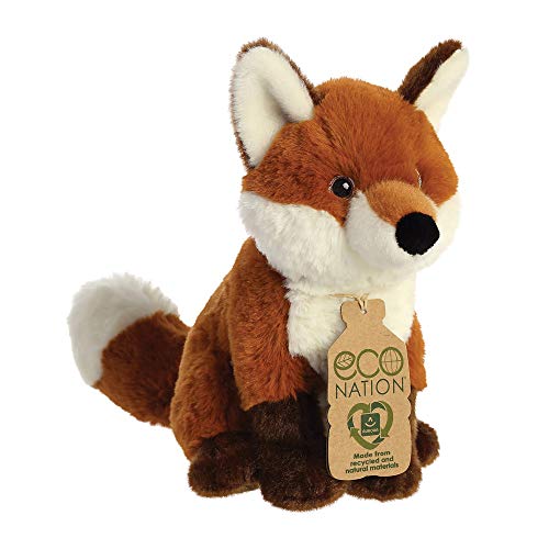 Aurora World 35009, Eco Nation,Fox, 23cm, Peluche, Brown