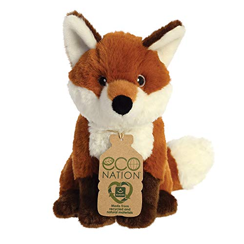 Aurora World 35009, Eco Nation,Fox, 23cm, Peluche, Brown