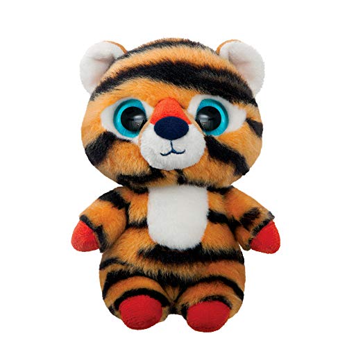 AURORA YooHoo, Han El Tigre Siberiano, 15 cm, 61281, Rayas Naranjas y Negras, Juguete de Peluche