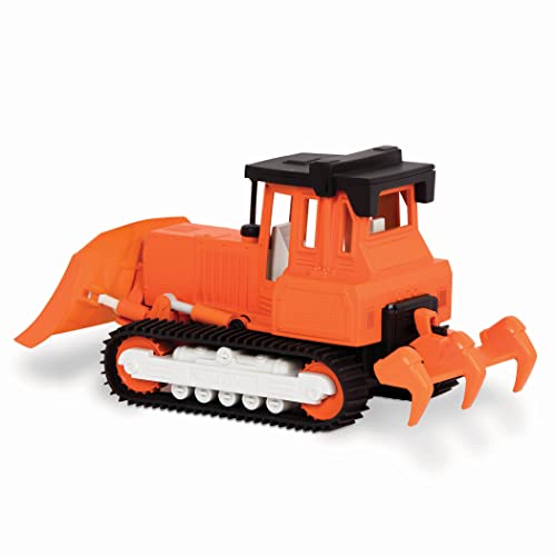 B. Driven by Battat WH1012Z Micro Bulldozer Rastrillo, Pala y Sonido Realista - Camiones y Juguetes de construcción para niños de 3 años en adelante, Multicolor