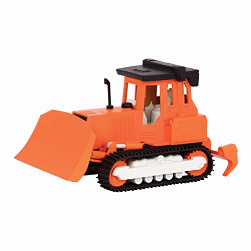 B. Driven by Battat WH1012Z Micro Bulldozer Rastrillo, Pala y Sonido Realista - Camiones y Juguetes de construcción para niños de 3 años en adelante, Multicolor