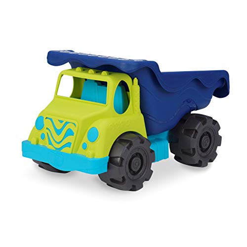 B.- Sand Truck Toys Grande – Volqueta de 20 Pulgadas Chicos, niños – Camión de construcción para Playa, Patio – 18 Meses + – Colossal Cruiser-Azul (Branford Ltd. BX2135C1Z)