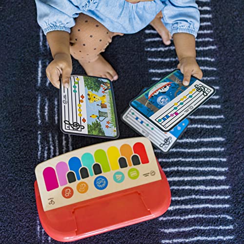 Baby Einstein, Hape, Cal's First Melodies Magic Touch Piano, Juguete Musical de Madera, Instrumentos Musicales electrónicos para ni & Mega Bloks Bolsa clásica con 60 Bloques de construcc