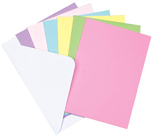 Baker Ross Tarjetas de felicitación de colores que los niños pueden decorar con amor para el Día de la Madre o San Valentín (pack de 12).