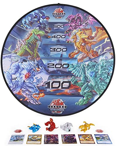 Bakugan Evolutions: Estuche Platinum Battle Bundle Temporada 4 (4 Bakugan y 1 Arena de Tela)