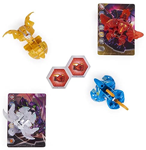 Bakugan Evolutions: Estuche Platinum Battle Bundle Temporada 4 (4 Bakugan y 1 Arena de Tela)