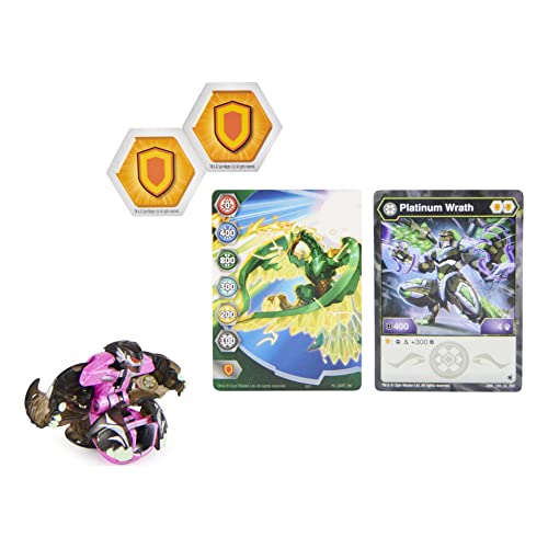 BAKUGAN 'Evolutions' Platinum Series Wrath - Pelota con núcleo de Metal para Mayor penetración