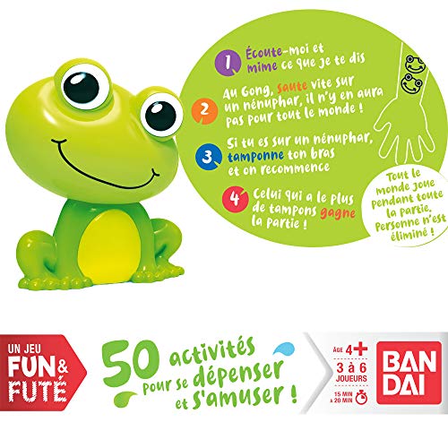 Bandai - Funs & Futés-Froggy Party - Juego interactivo para la familia y los niños, ZZ06207 , color/modelo surtido