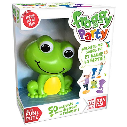 Bandai - Funs & Futés-Froggy Party - Juego interactivo para la familia y los niños, ZZ06207 , color/modelo surtido