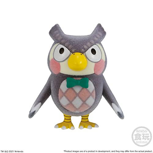 BANDAI Shokugan CT551420 Animal Crossing: New Horizons Villager Wave 3 (Juego de 7 Figuras flocadas de 5,5 cm)