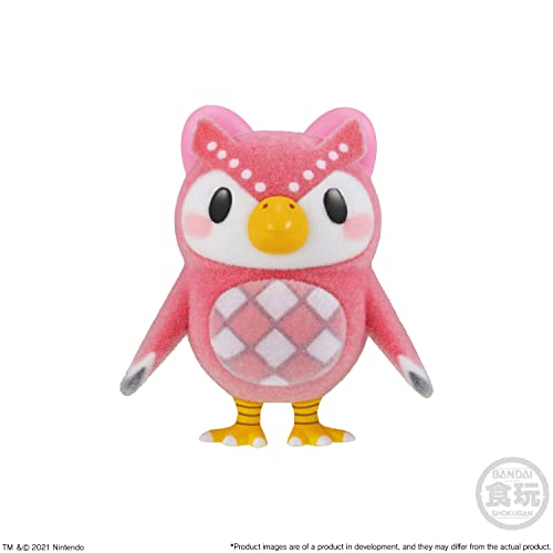 BANDAI Shokugan CT551420 Animal Crossing: New Horizons Villager Wave 3 (Juego de 7 Figuras flocadas de 5,5 cm)