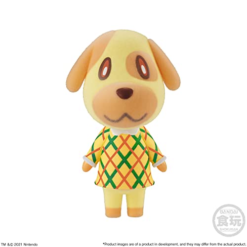 BANDAI Shokugan CT551420 Animal Crossing: New Horizons Villager Wave 3 (Juego de 7 Figuras flocadas de 5,5 cm)