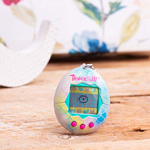 Bandai - Tamagotchi - Tamagotchi Original - Mermaid - Animal electrónico Virtual con Pantalla, 3 Botones y Juegos - 42928