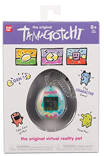 Bandai - Tamagotchi - Tamagotchi Original - Mermaid - Animal electrónico Virtual con Pantalla, 3 Botones y Juegos - 42928