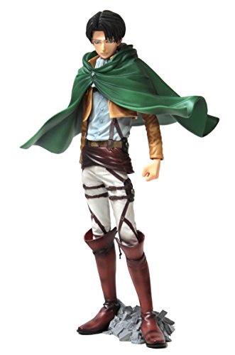 Banpresto Attack on Titan Master Stars Piece 49088 Figura de acción Levi Ackerman de 9.5 pulgadas