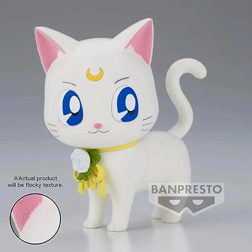 Banpresto BP19170 Figura Artemis Pretty Guardian Sailor Moon, Fluffy Puffy - Dress Up Style, 8 cm, Multicolor