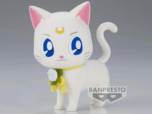 Banpresto BP19170 Figura Artemis Pretty Guardian Sailor Moon, Fluffy Puffy - Dress Up Style, 8 cm, Multicolor