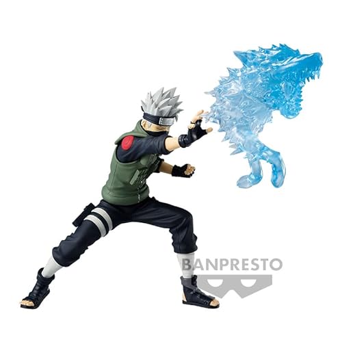 Banpresto Figura de Acción Kakashi Hatake Naruto Shippuden - Effectreme 13cm BP19782 Multicolor